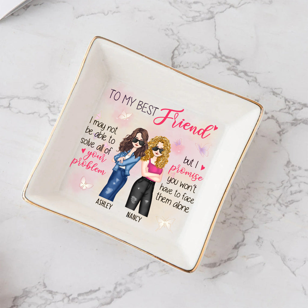 To My Best Friend - Personalized Bestie Jewelry Dish