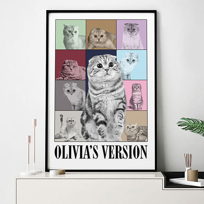 Custom Eras Tour Poster, Personalized Poster, Gift For Pet Lover