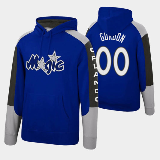Aaron Gordon Orlando Magic Hardwood Classic Fusion Fleece Pullover Hoodie