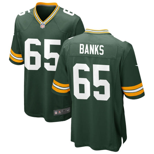 Aaron Banks Green Bay Packers 2025 Game Jersey - Green