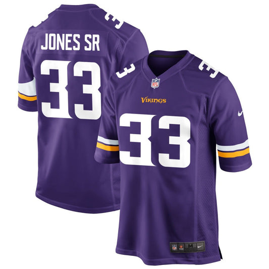 Aaron Jones Sr Minnesota Vikings 2025 Game Jersey - Purple