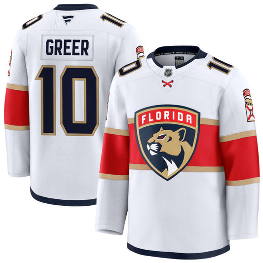 A.J. Greer Florida Panthers 2025 Away Jersey - White