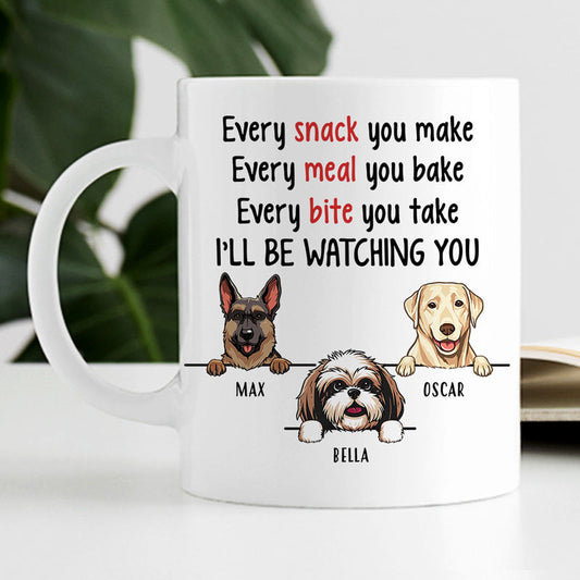 Watching You, Funny Personalized Mug for Dog Lovers